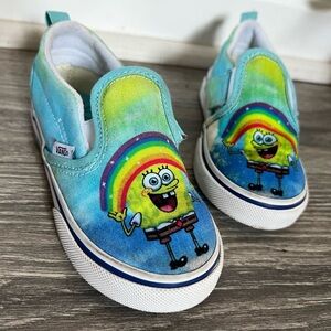 Vans Spongebob Squarepants X Classic Slip-On "IMAGINAAATION"toddler 8.5